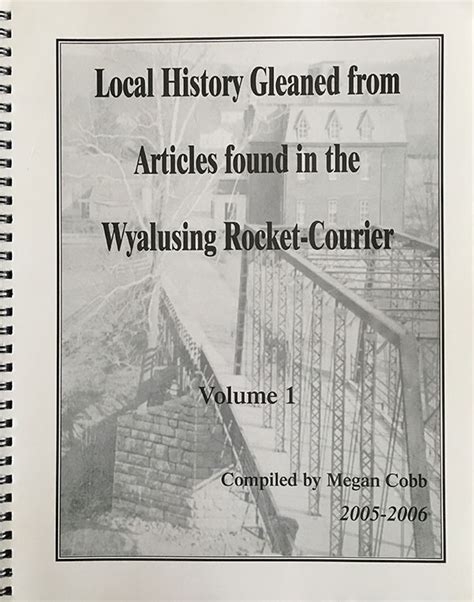 Price at the newsstand, 70&162; per copy. . Wyalusing rocket